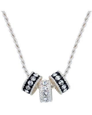 Montana Silversmiths Crystal Shine Three Ring Necklace