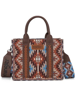 Wrangler Women's Southwestern Print Canvas Crossbody Bag