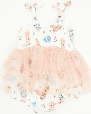 Angel Dear Infant Girls' Boots Tutu Tank Onsie