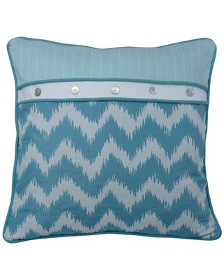 HiEnd Accents Catalina Chevron Print Euro Sham