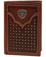 Ariat Men's Leather Trifold Western Wallet