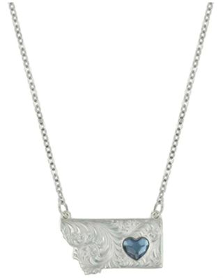 Montana Silversmiths Women's Montana Big Sky Love Heart Necklace