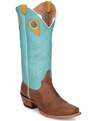 Justin Women's Hattie Saddle Western Boots - Square Toe