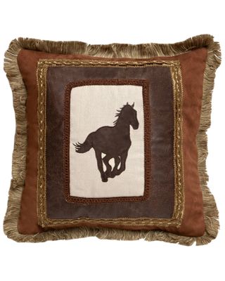 Carstens Home Decorative Framed Horse Pillow