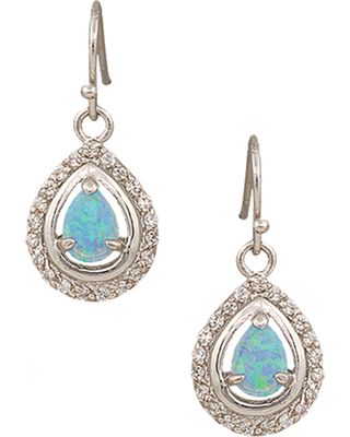 Montana Silversmiths Women's Opal Drop Earrings