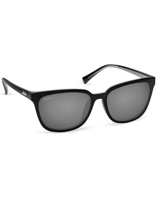 Hobie Women's Monica Black Satin & Grey Polarized Sunglasses