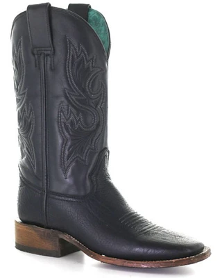 Corral Women's Black Embroidery Western Boots - Square Toe