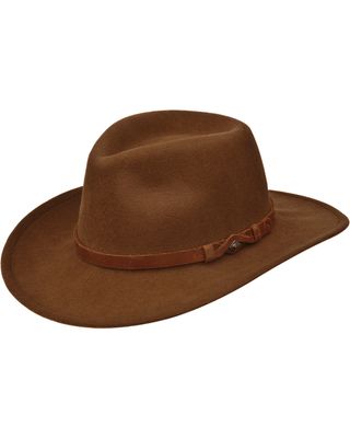 Black Creek Men's Crushable Felt Western Fashion Hat