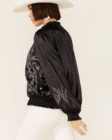 Ariat Women's Embroidered Satin Bomber Jacket