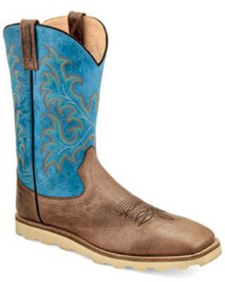 Old West Men's Western Boots - Broad Square Toe
