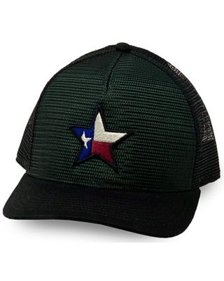 Oil Field Hats Men's Loden Texas Star Patch Mesh Ball Cap