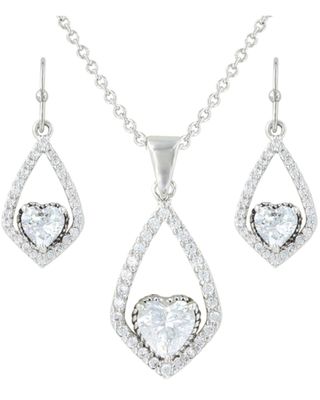 Montana Silversmiths Women's Heart Jewelry Set