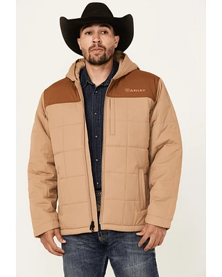 Ariat Men's Color Block Insulated Hooded Jacket