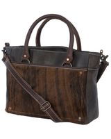 STS Ranchwear By Carroll Women's Brown Brindle Concealed Carry Satchel