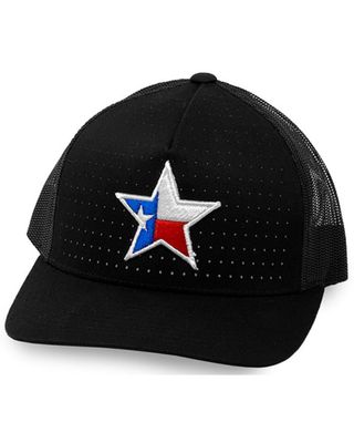 Oil Field Hats Men's Golf Texas Star Patch Mesh-Back Ball Cap