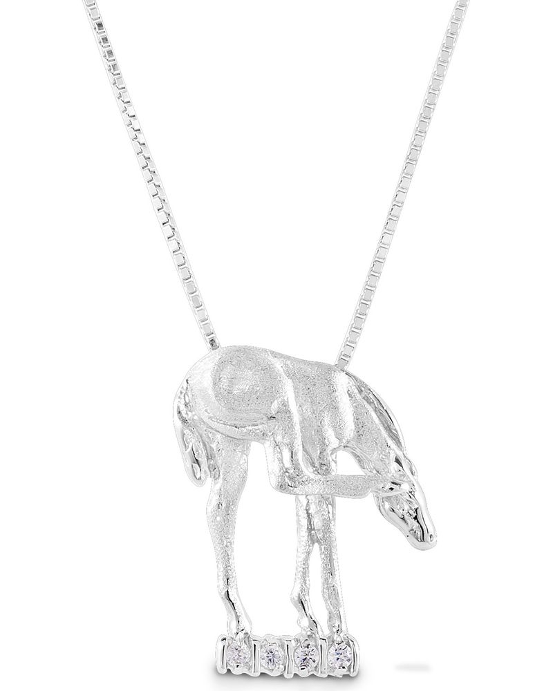 Kelly Herd Women's Scratching Foal Pendant Necklace