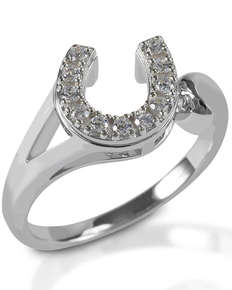 Kelly Herd Women's Offset Horseshoe Ring