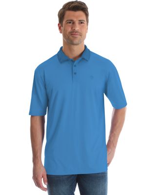 George Strait by Wrangler Men's Performance Short Sleeve Polo Shirt