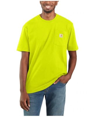 Carhartt Men's Loose Fit Heavyweight Logo Pocket Work T-Shirt