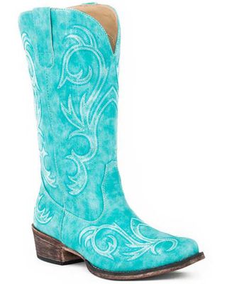 Roper Women's All Over Embroidery Western Boots