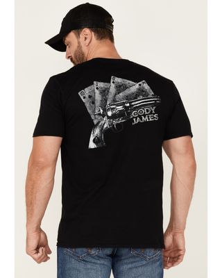 Cody James Men's Gun Card Graphic Short Sleeve T-Shirt