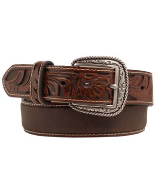 Ariat Tooled Billet Leather Belt