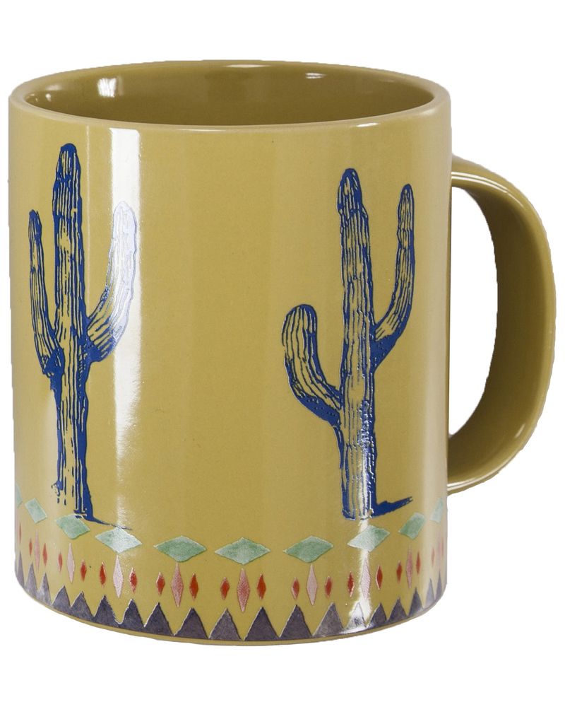 HiEnd Accents Cactus Border Design Mug Set