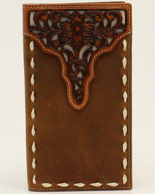 Ariat Men's Floral Tooled Rodeo Wallet