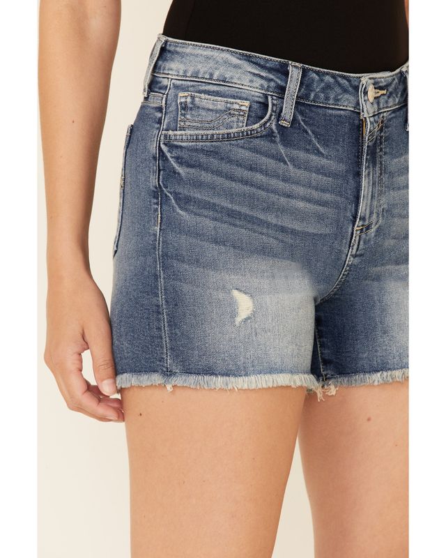 Sailey Women's Frayed Hem Shorts | Mall 