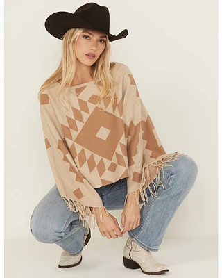 Ariat Women's Southwestern Print Sweater Poncho