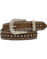 Angel Ranch Women's 1.5" Gun Shell Concho Fashion Belt