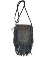 Kobler Leather Women's Tooled Pouch Crossbody Bag