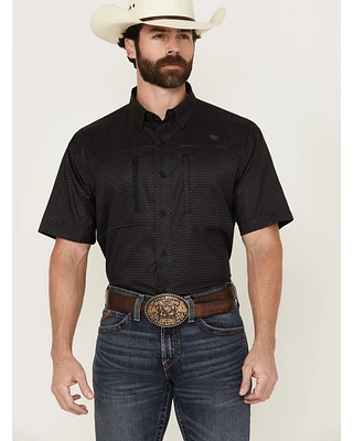 Ariat Men's VentTek Arrows Geo Print Short Sleeve Button-Down Western Shirt