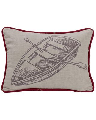 HiEnd Accents South Haven Rowboat Throw Pillow