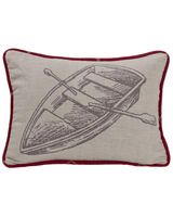 HiEnd Accents South Haven Rowboat Throw Pillow