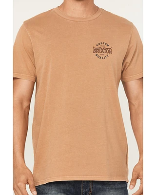 Brixton Men's Gibson Logo Short Sleeve Graphic T-Shirt
