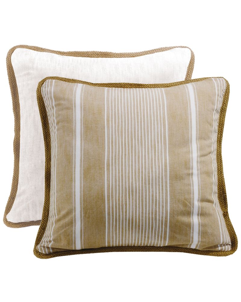 HiEnd Accents Reversible Striped Euro Sham