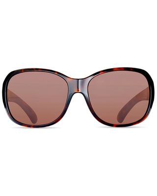 Hobie Women's Kaylee Shiny Brown Tort & Copper Polarized Sunglasses