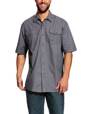 Ariat Men's Steel Rebar Made Tough VentTEK Short Sleeve Work Shirt