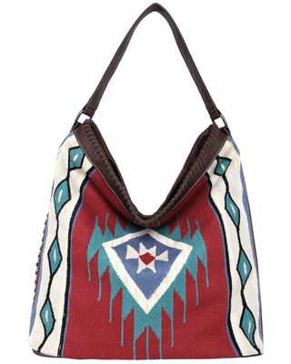 Montana West Women's Southwestern Canvas Hobo Bag