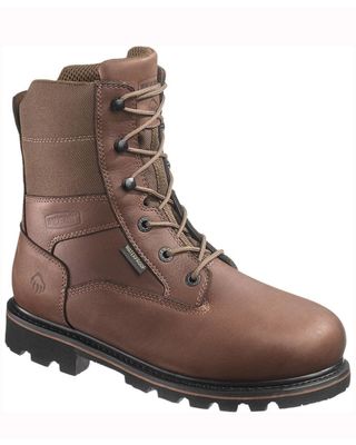 Wolverine Men's Waterproof 8" Lace-Up Boots - Round Toe