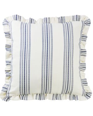 HiEnd Accent Navy Prescott Euro Sham with Ruffle