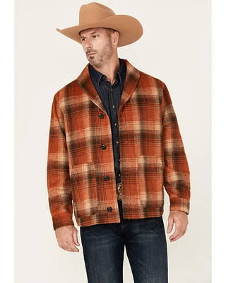 Cripple Creek Men's GPA Plaid Print Button-Down Coat