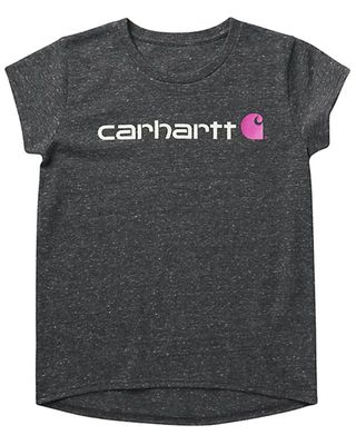 Carhartt Youth Girls' Core Logo Heather Tee