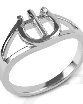 Kelly Herd Women's Cross & Horseshoe Ring