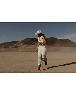 Wrangler Retro Women's Embroidered Sleeveless Snap Western Shirt