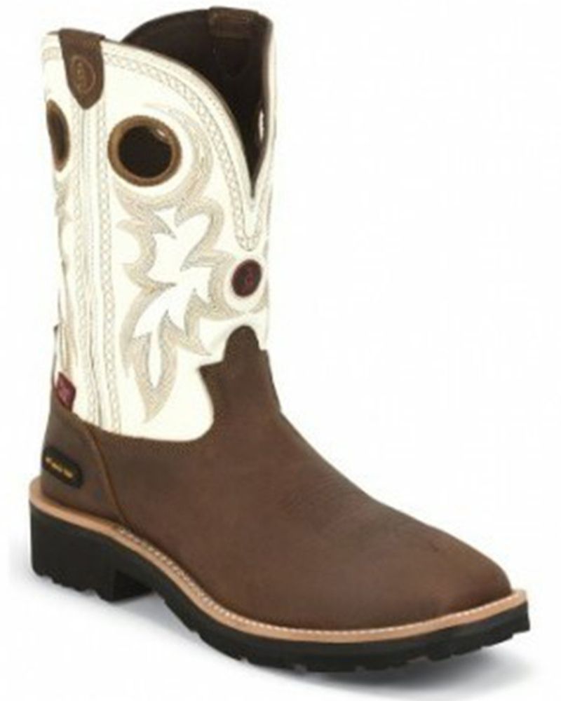 Tony Lama Men's Fireball Western Work Boots - Composite Toe