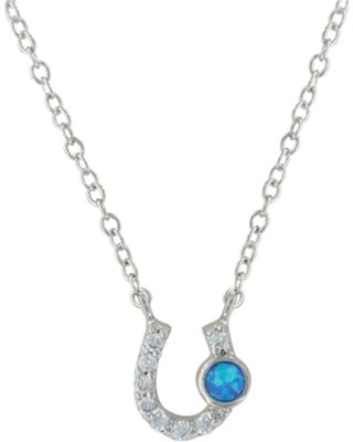 Montana Silversmiths Women's Silver Lightfoot Horseshoe Necklace