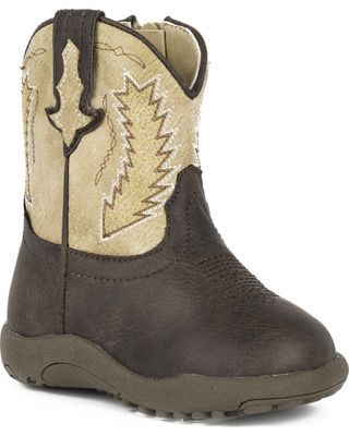 Roper Infant Boys' Cowbaby Billy Pre-Walker Western Boots - Round Toe