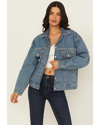 Levi's Women's Switch Stitch Medium Wash 90s Trucker Jacket